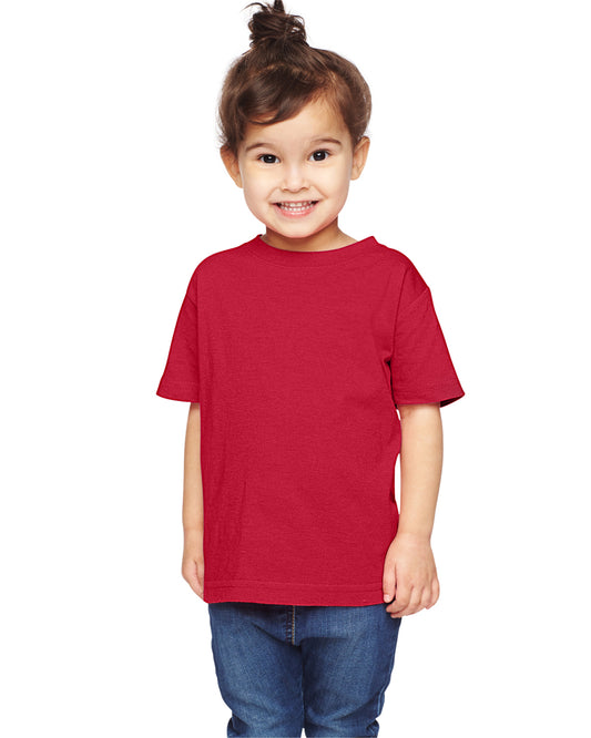 Toddler Fine Jersey T-Shirt - Vintage Red