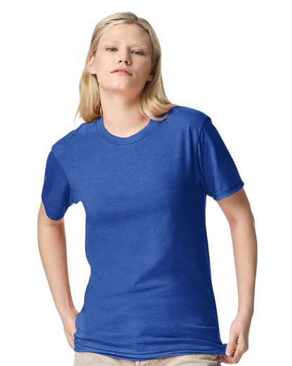 Unisex CVC T-Shirt - Heather Royal Blue