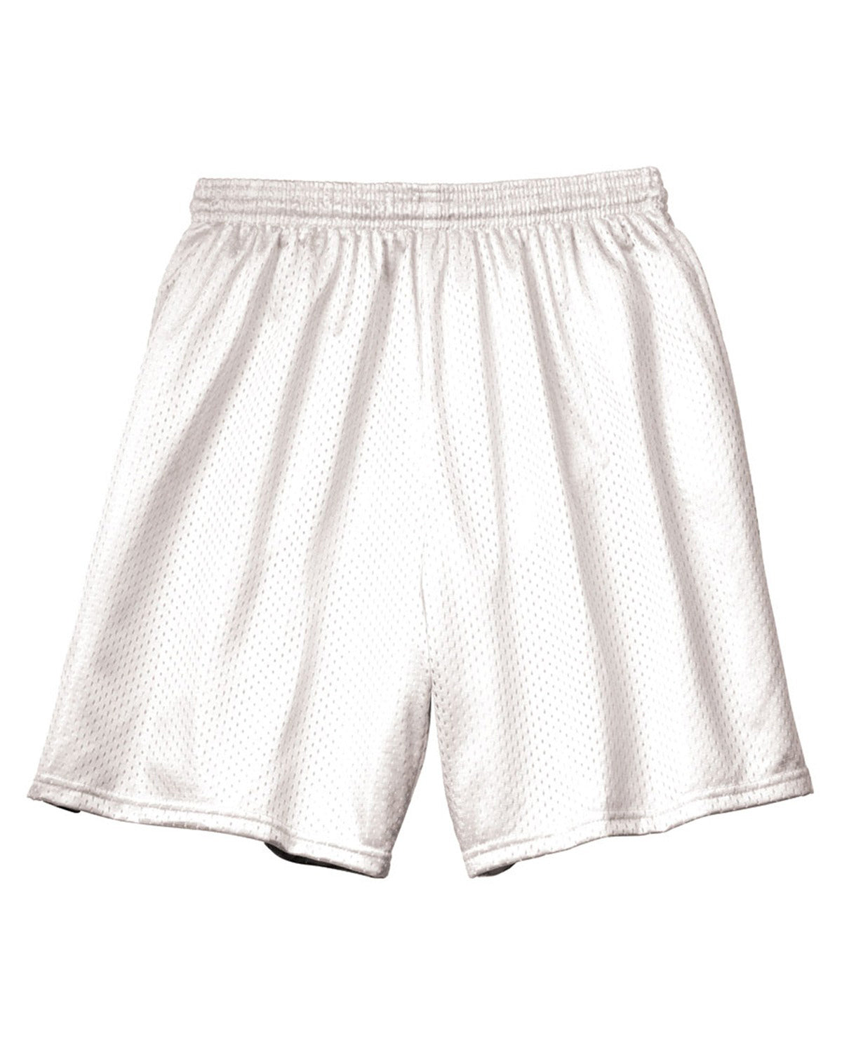 Unisex Seven Inch Inseam Mesh Short - White