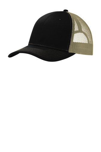 Snapback Trucker Cap - Black/Tan