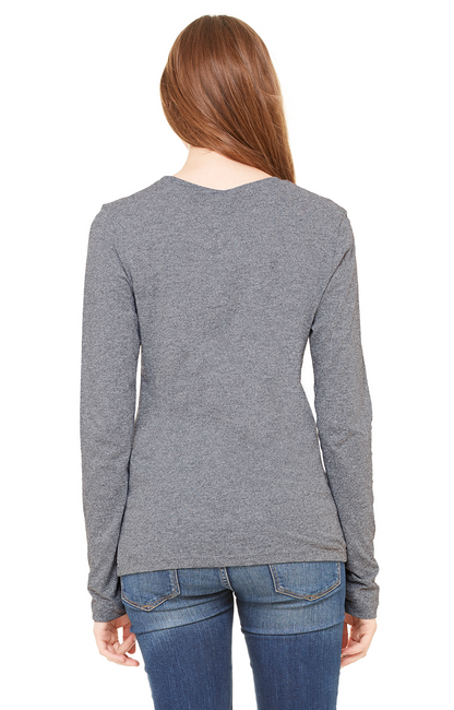 Women's Jersey Long-Sleeve T-Shirt - Heather Deep
