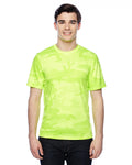 Unisex Double Dry® Interlock T-Shirt - Safety Green Camo