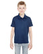UltraClub 8210Y - Youth Cool & Dry Mesh Piqué Polo - Navy