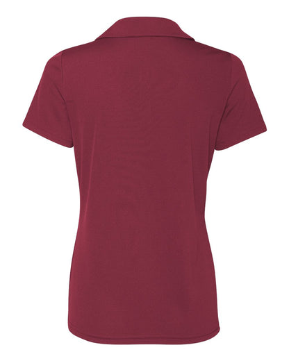 Women's Performance 3-Button Mesh Sport Shirt - Sport Maroon