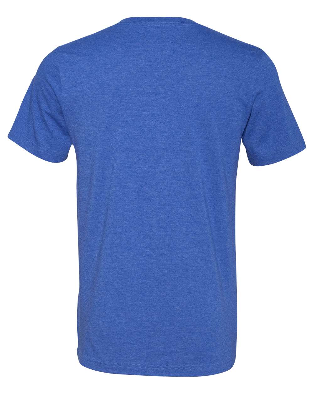 Unisex Jersey Short-Sleeve V-Neck T-Shirt - Heather True Royal