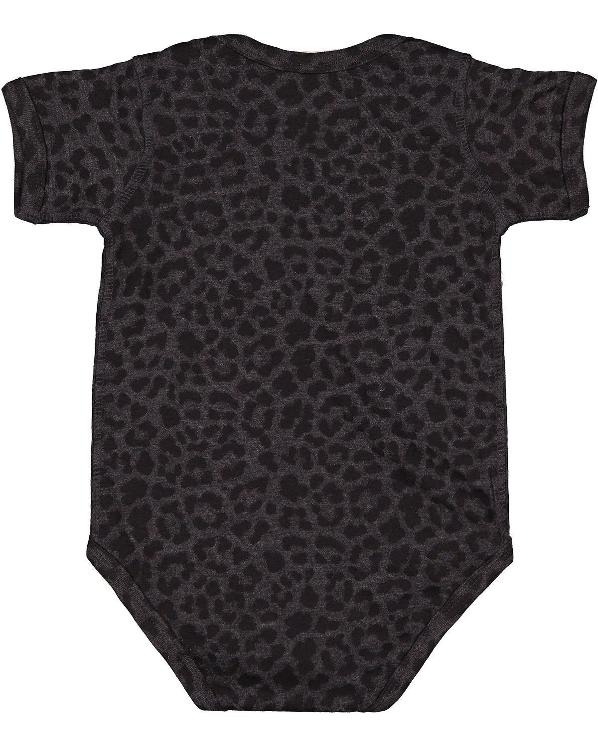 Infant Fine Jersey Bodysuit - Black Leopard
