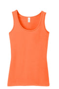 Women's Junior The Concert Tank - Neon Orange