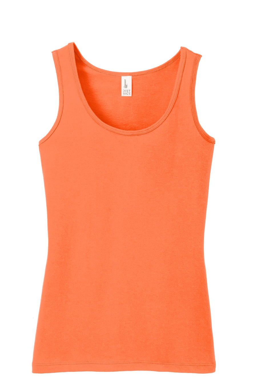 Women's Junior The Concert Tank - Neon Orange