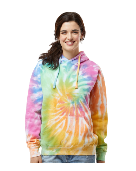 Unisex Tie-Dyed Pullover Hoodie - Eternity