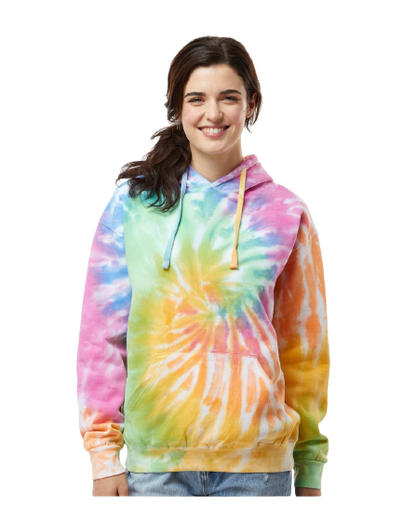 Unisex Tie-Dyed Pullover Hoodie - Eternity