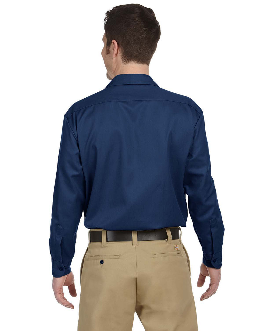 Unisex Long-Sleeve Work Shirt - Navy