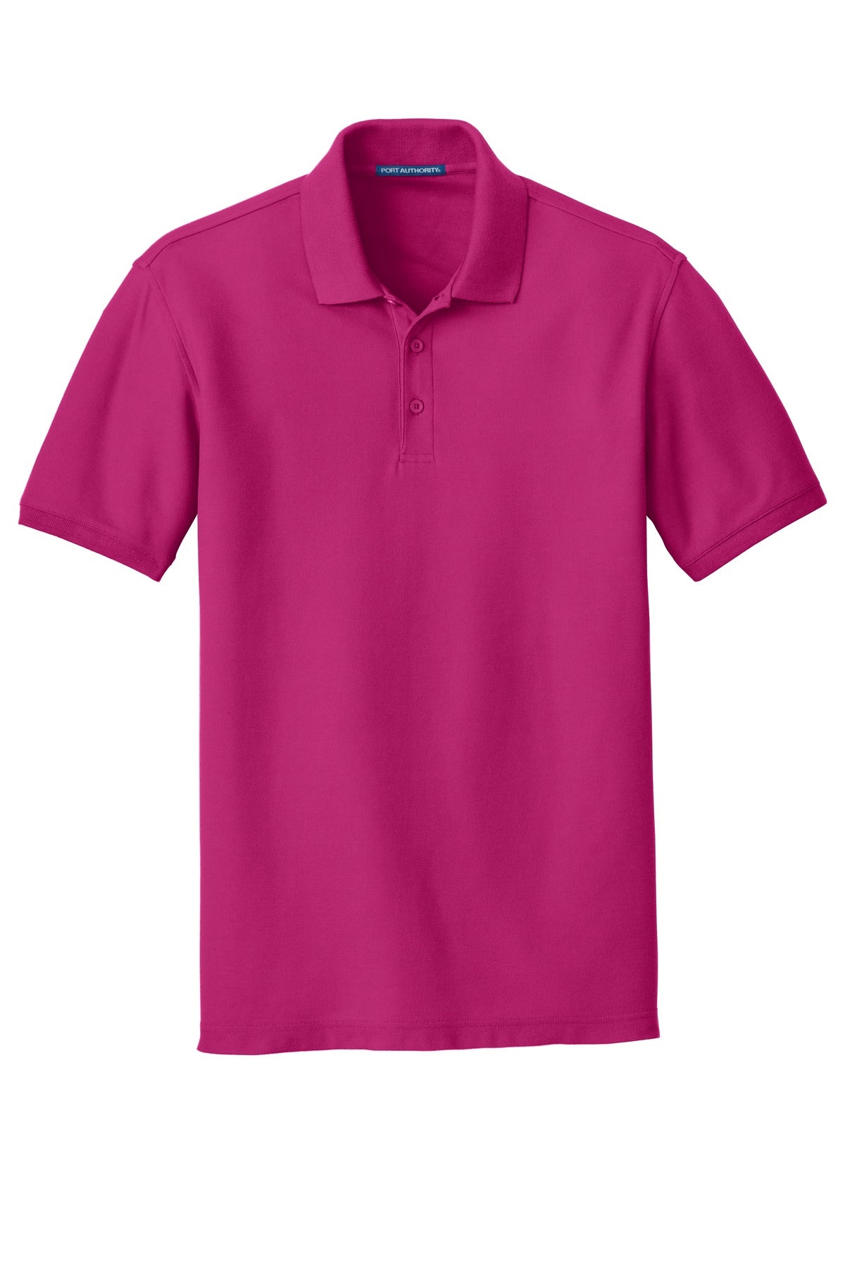 Unisex Core Classic Pique Polo - Pink Azalea