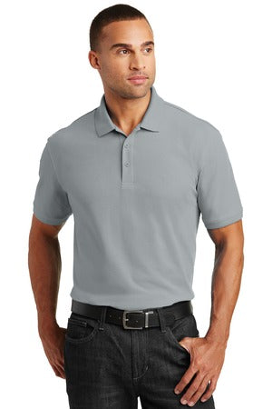 Unisex Core Classic Pique Polo - Gusty Gray
