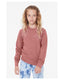 Bella + Canvas 3901Y - Youth Sponge Fleece Raglan Sweatshirt - Mauve