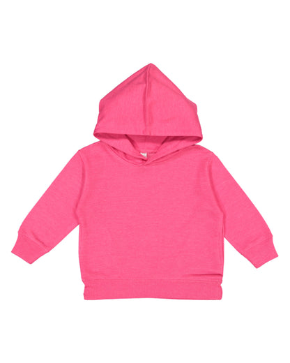 Toddler Pullover Fleece Hoodie - Vintage Hot Pink
