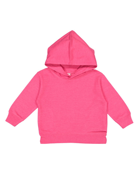 Toddler Pullover Fleece Hoodie - Vintage Hot Pink
