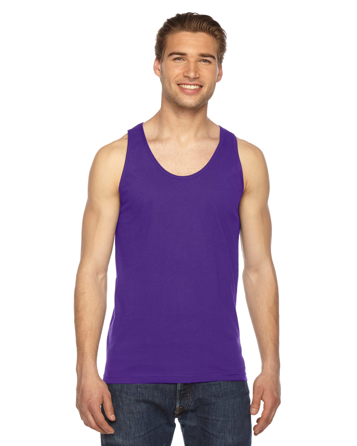 Unisex Fine Jersey Tank - Purple
