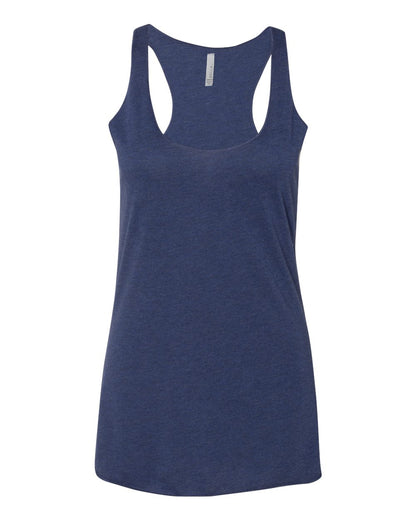 Women's Triblend Racerback Tank - Navy Triblend
