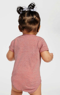 Infant Harborside Melange Bodysuit - Mauvelous Melange