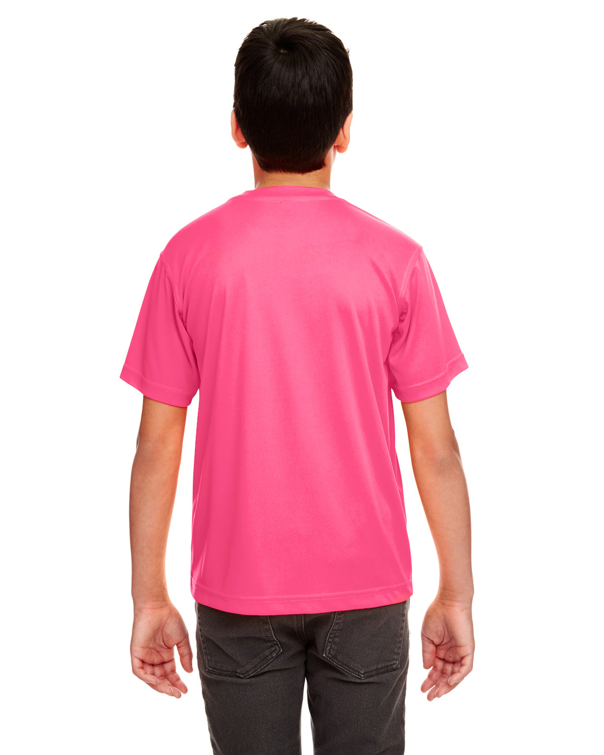Youth Cool & Dry Sport Performance Interlock T-Shirt - Heliconia