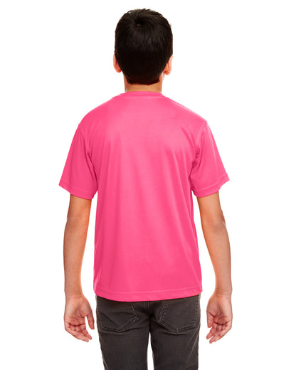 Youth Cool & Dry Sport Performance Interlock T-Shirt - Heliconia
