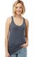 Tultex S190TC - Women's Slim Fit Poly-Rich Racerback Tank - Heather Navy