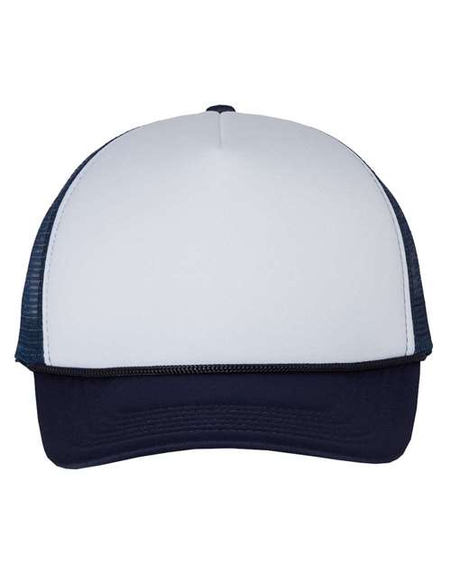 Valucap VC700 White/ Navy — front