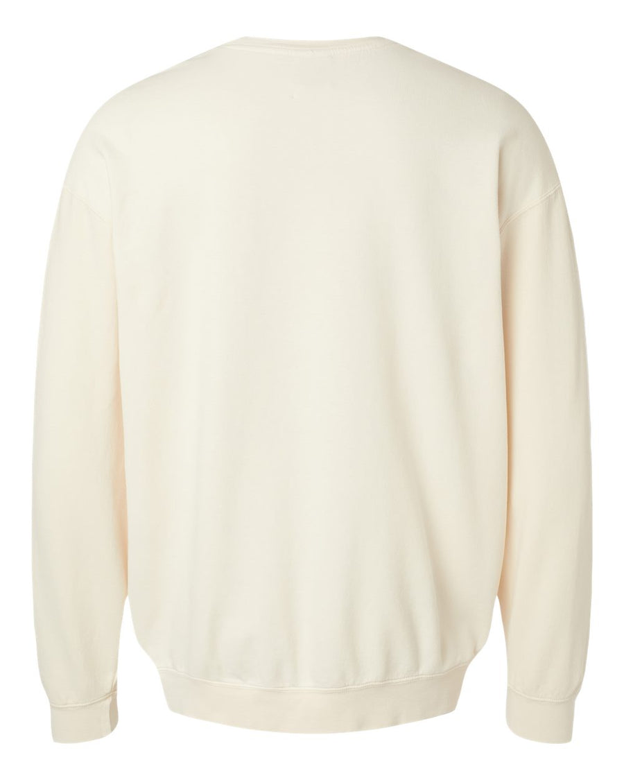Unisex Lighweight Cotton Crewneck Sweatshirt - Ivory