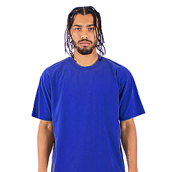 Garment-Dyed Crewneck T-Shirt - Royal Blue