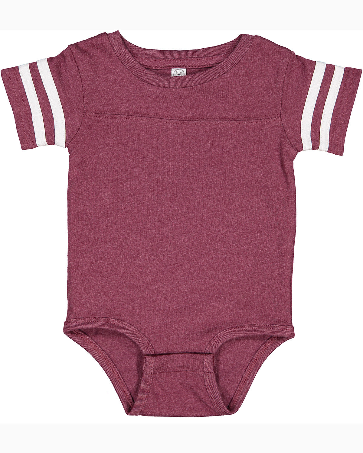 Infant Football Bodysuit - Vintage Burgundy / Blue White