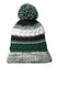 Sport-Tek STC21 - Pom Pom Team Beanie - Forest Green / Black / White