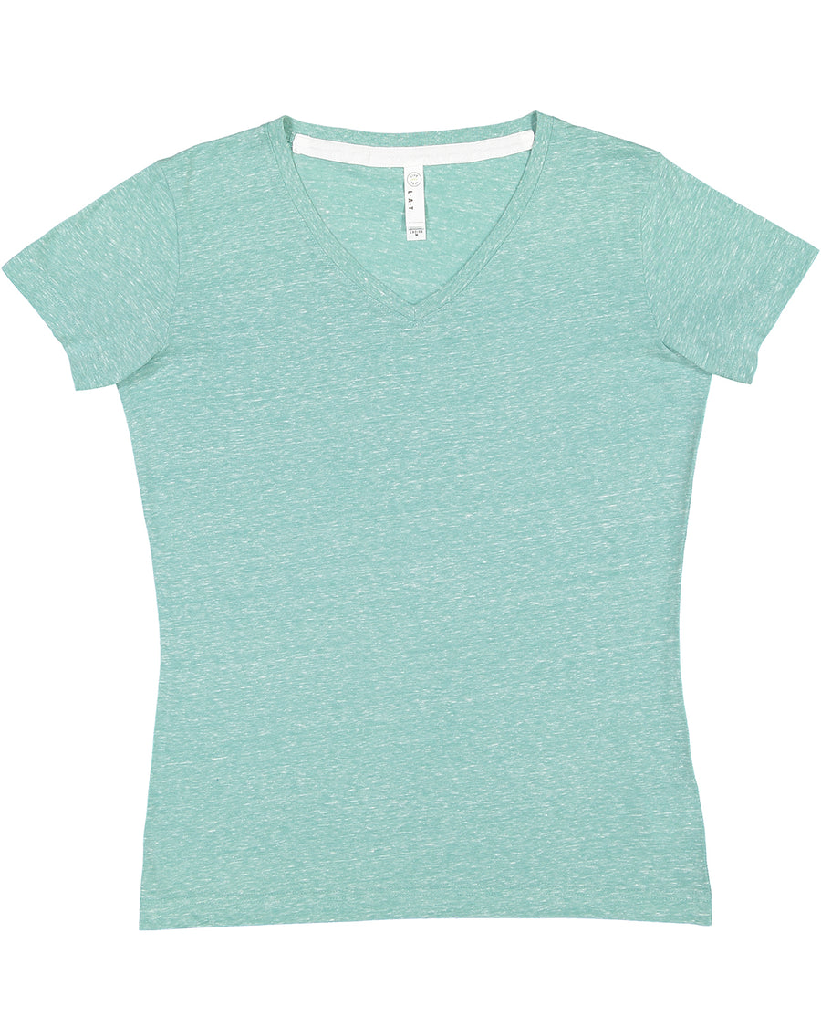 Women's Harborside Melange V-Neck T-Shirt - Saltwater Melange