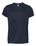 Youth Performance Short-Sleeve T-Shirt - Heather Navy