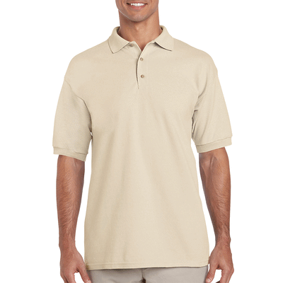 Unisex Ultra Cotton®  Piqué Polo - Natural