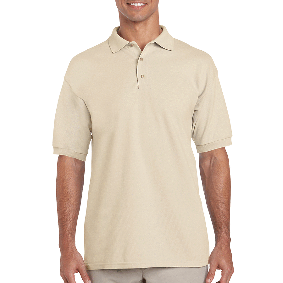 Unisex Ultra Cotton®  Piqué Polo - Natural