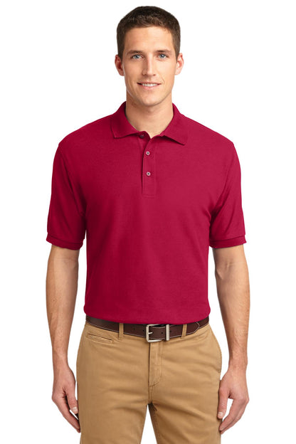 Unisex Silk Touch Polo - Red