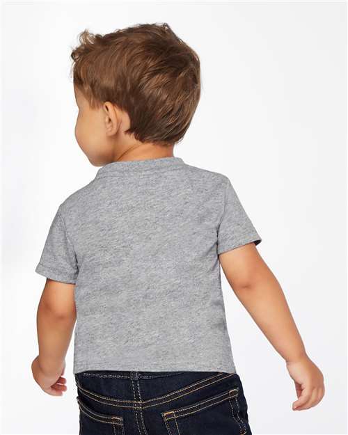 Rabbit Skins 3401 Heather — on model back