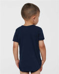 Rabbit Skins 4400 Navy — on model back