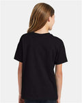 Hanes 5370 Black — on model back
