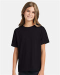 Hanes 5370 Black — on model front