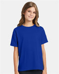Hanes 5370 Deep Royal — on model front