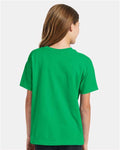 Hanes 5370 Kelly Green — on model back