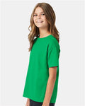 Hanes 5370 Kelly Green — on model side