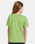 Hanes 5370 Lime — on model back