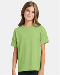 Hanes 5370 Lime — on model front