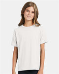 Hanes 5370 White — on model front