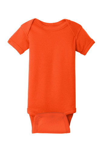 Infant Baby Rib Bodysuit - Orange