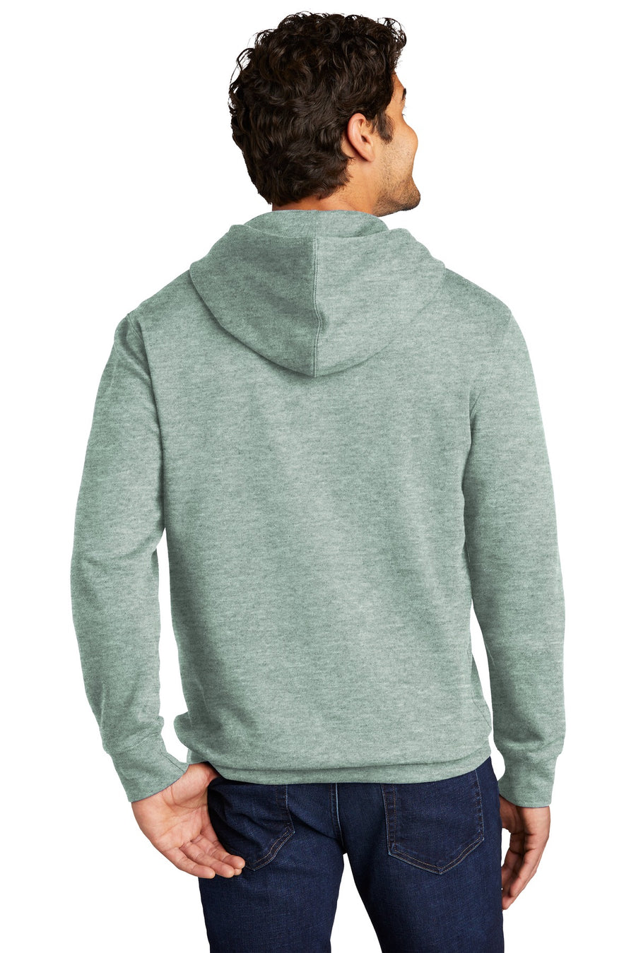 Unisex V.I.T. Fleece Hoodie - Heather Dusty Sage