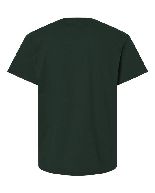 Gildan 8000B Forest Green — back