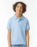 Gildan 8800B Light Blue — on model front